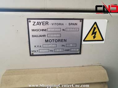 فرز سی ان سی سه محور Zayer KF 4000 ساخت اسپانیا